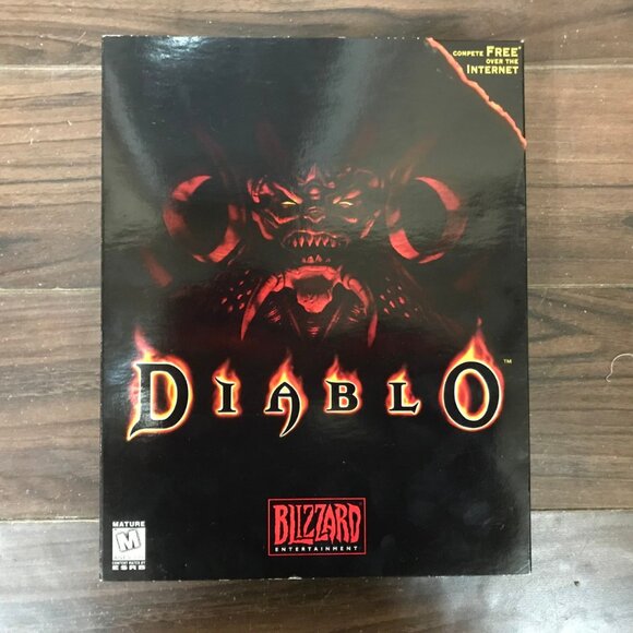 Diablo Big Box 1996 *MISSING MANUAL* PC CD ROM Windows 95 Retro 90's Gaming - Picture 1 of 16